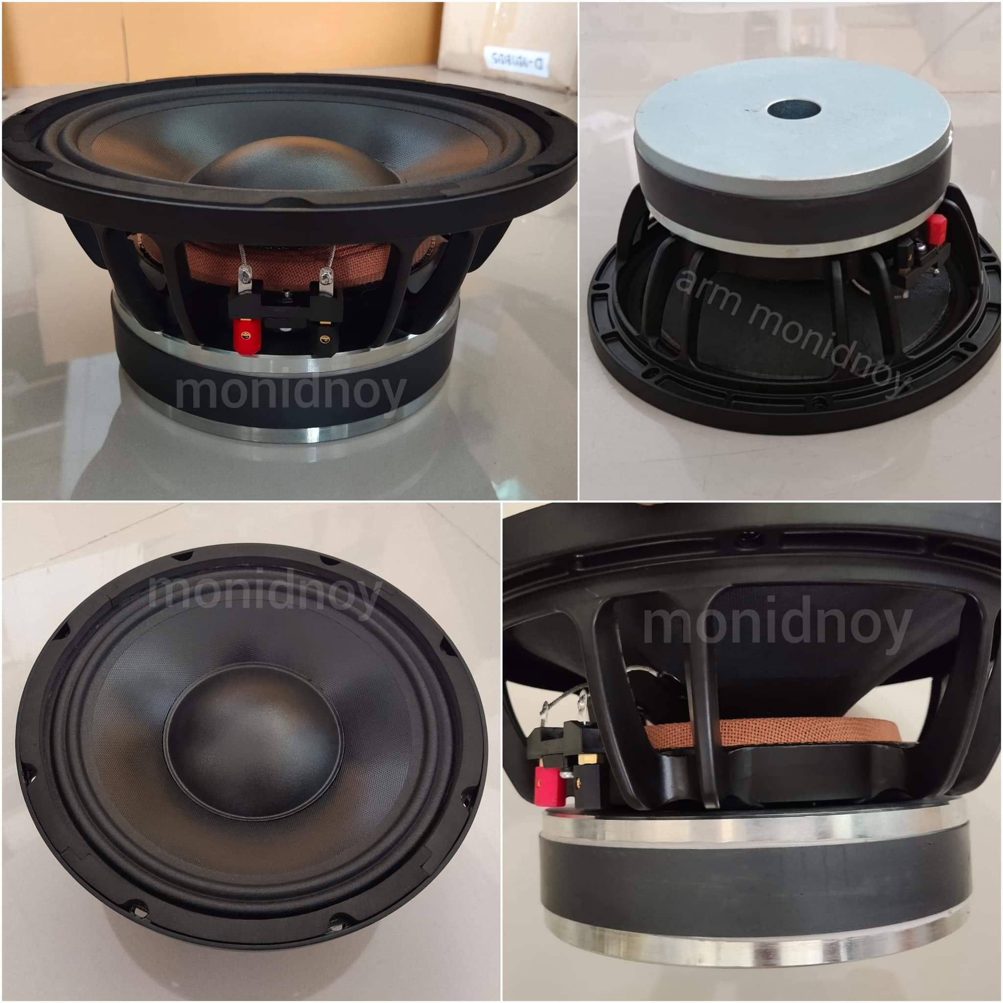 New 10'' 180x25 วอนซ์ 3" 6โอม พันนอกพันใน มิดโล เสียงกลาง (จำนวน1ดอก) งานประกอบ งานคุณภาพ ของดีราคาถูก