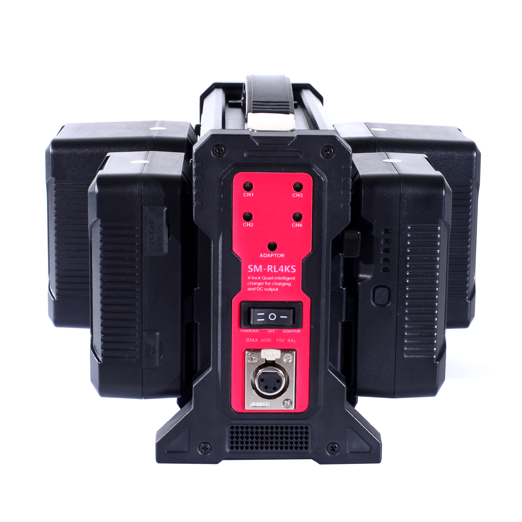 SMART RL-4KS 4x Charger for V-Mount Battery