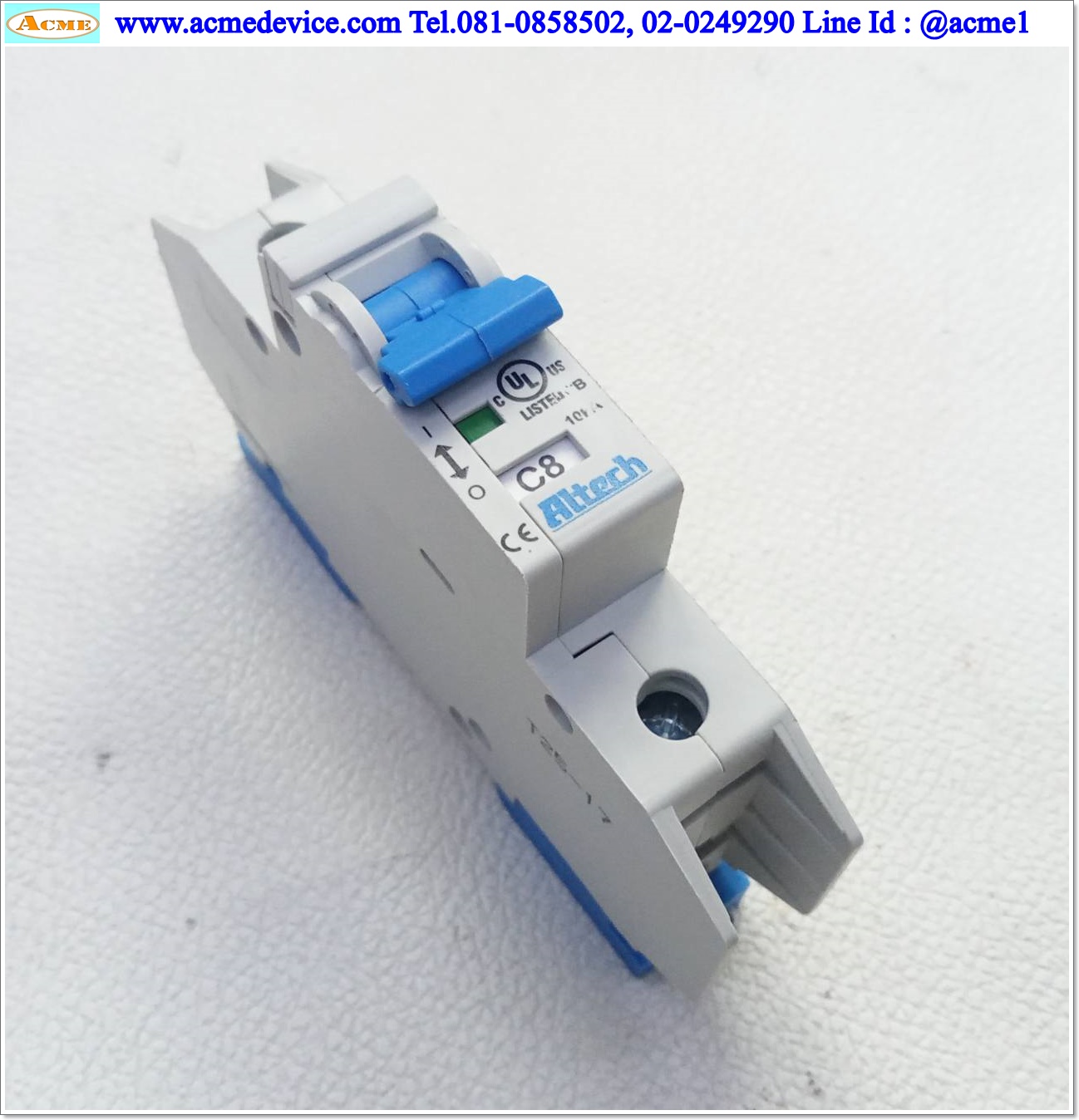Breaker 1P Altech รุ่น UL489, 8A