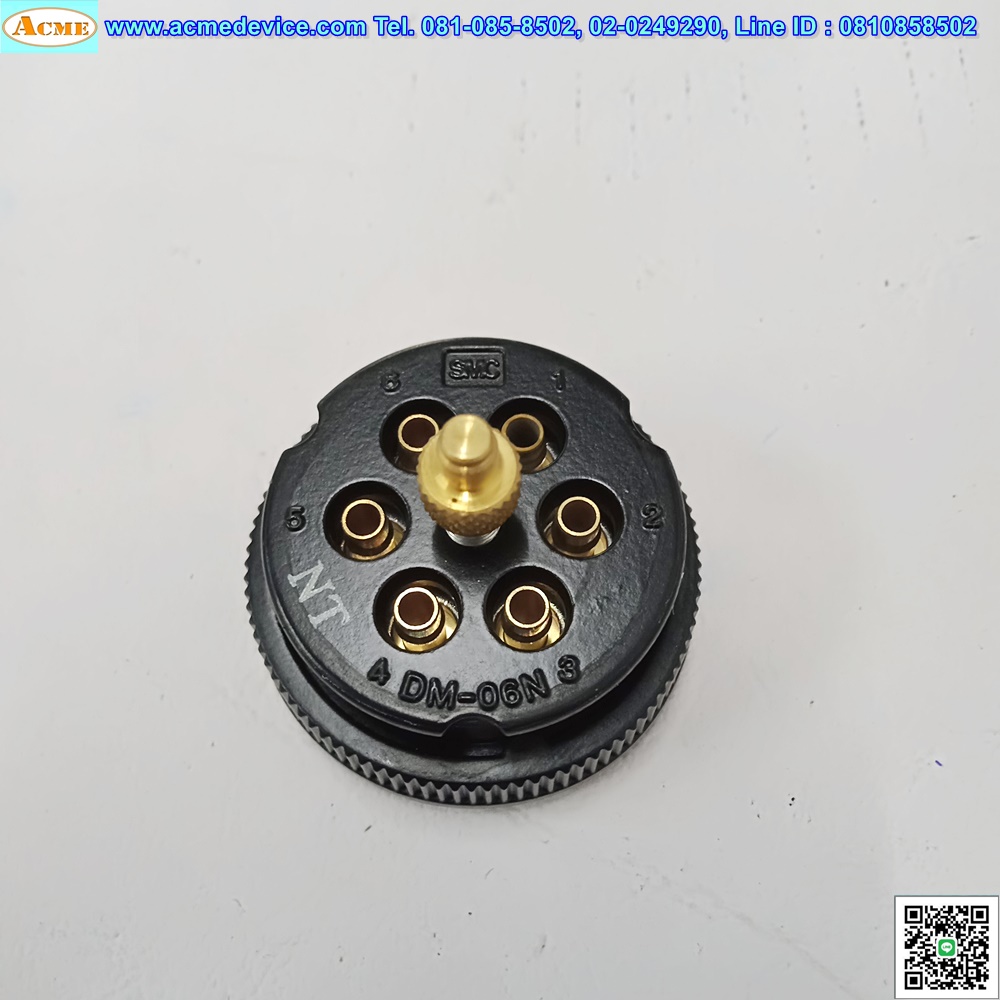 Multi connector SMC รุ่น DM-06N, Tube 6 mm, 6 Connecting (สินค้าใหม่)
