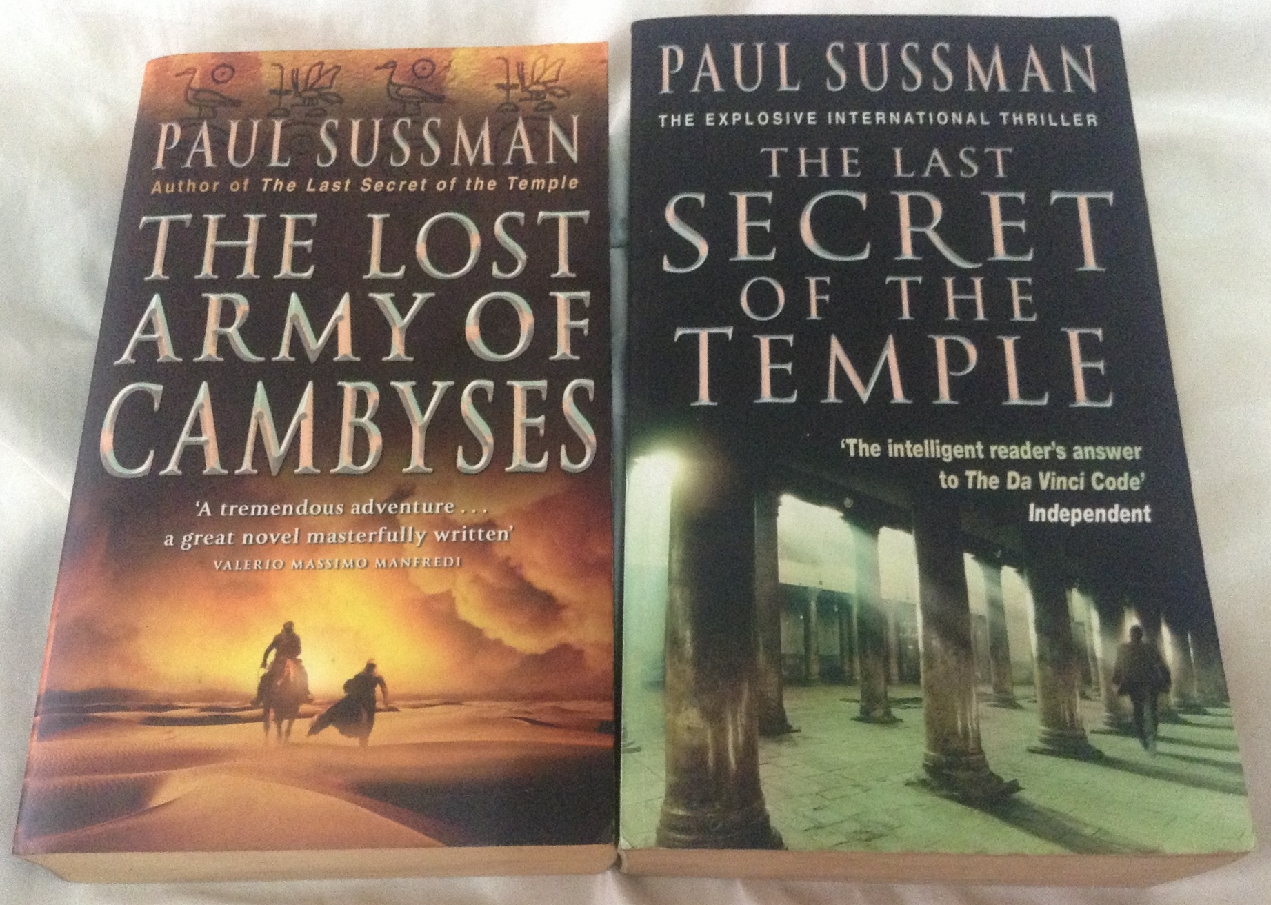 The Lost Army Of Cambyses , The Last Secret Of The Temple by Paul Sussman ราคา 400