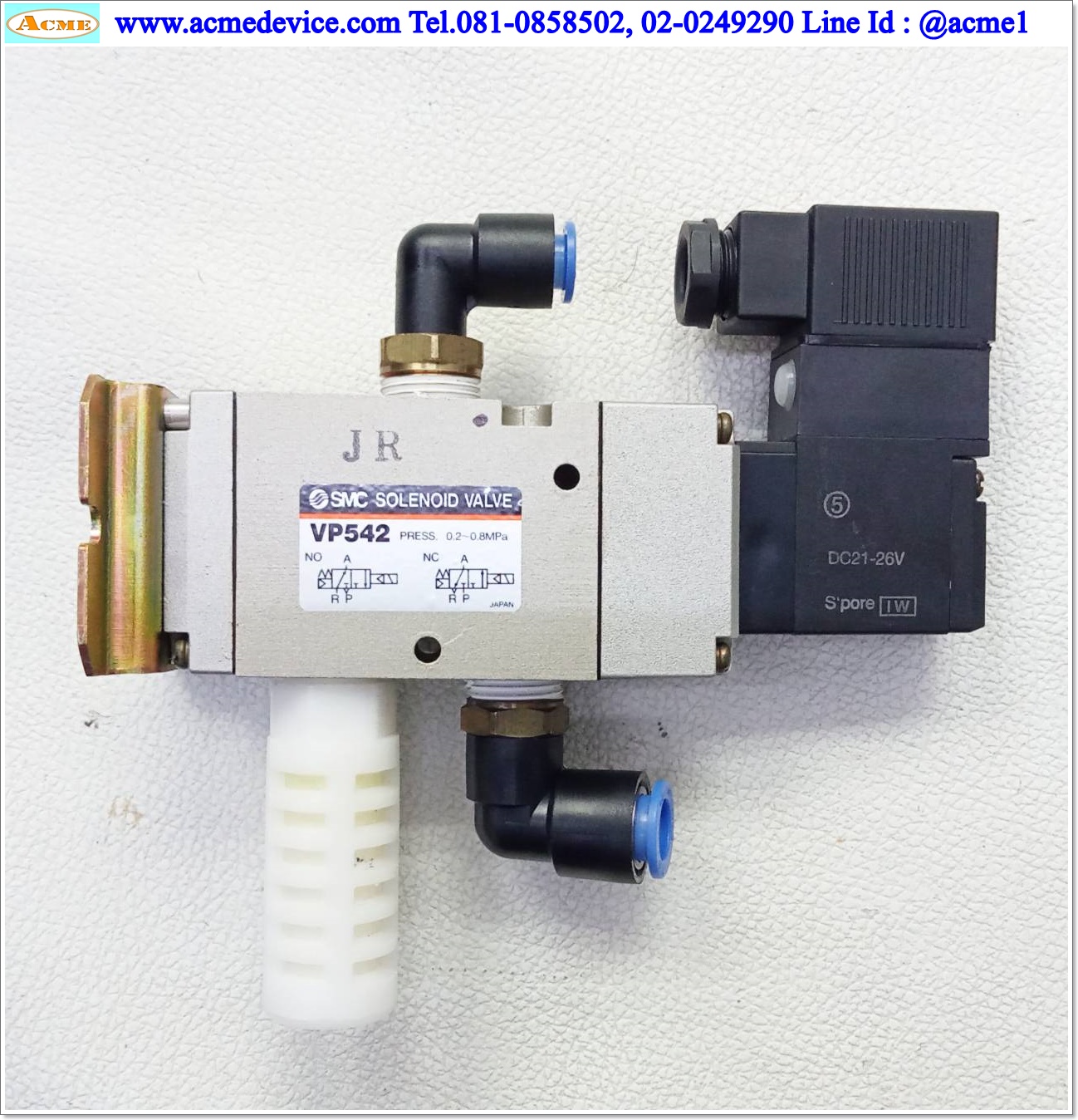 Solenoid Valve SMC รุ่น VP542, 3/2, 24Vdc
