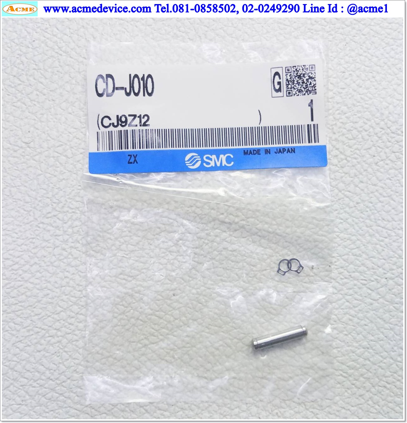 Clevis Pin SMC รุ่น CD-J010, For CJ2 Round Body Cylinder