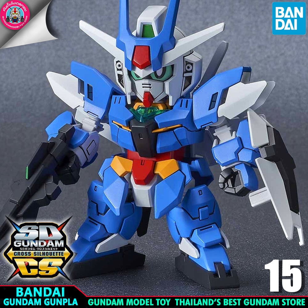 BANDAI SD GUNDAM CROSS SILHOUETTE SDCS EARTHREE GUNDAM โมเดล กันดั้ม กันพลา ร้านพีเอสทอยแลนด์