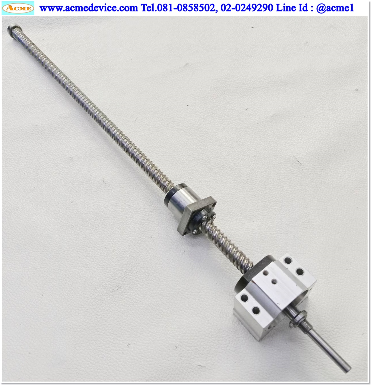 Ball Screw ??? รุ่น ???, ขนาดเพลา 12 mm. x 510 mm., Stroke 370 mm., Pit 16 mm.