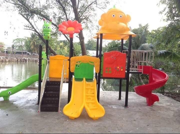 เครื่องเล่นสนาม ชุด มังกี้เฟรนลี่ เครื่องเล่นเสริมพัฒนาการ