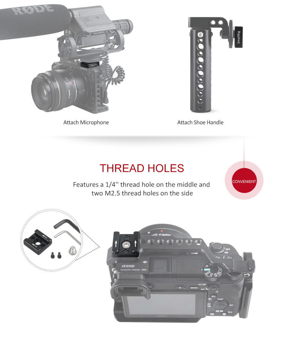SMALLRIG® Cold Shoe 1241 (ByOrder รอสินค้า2-3วัน)