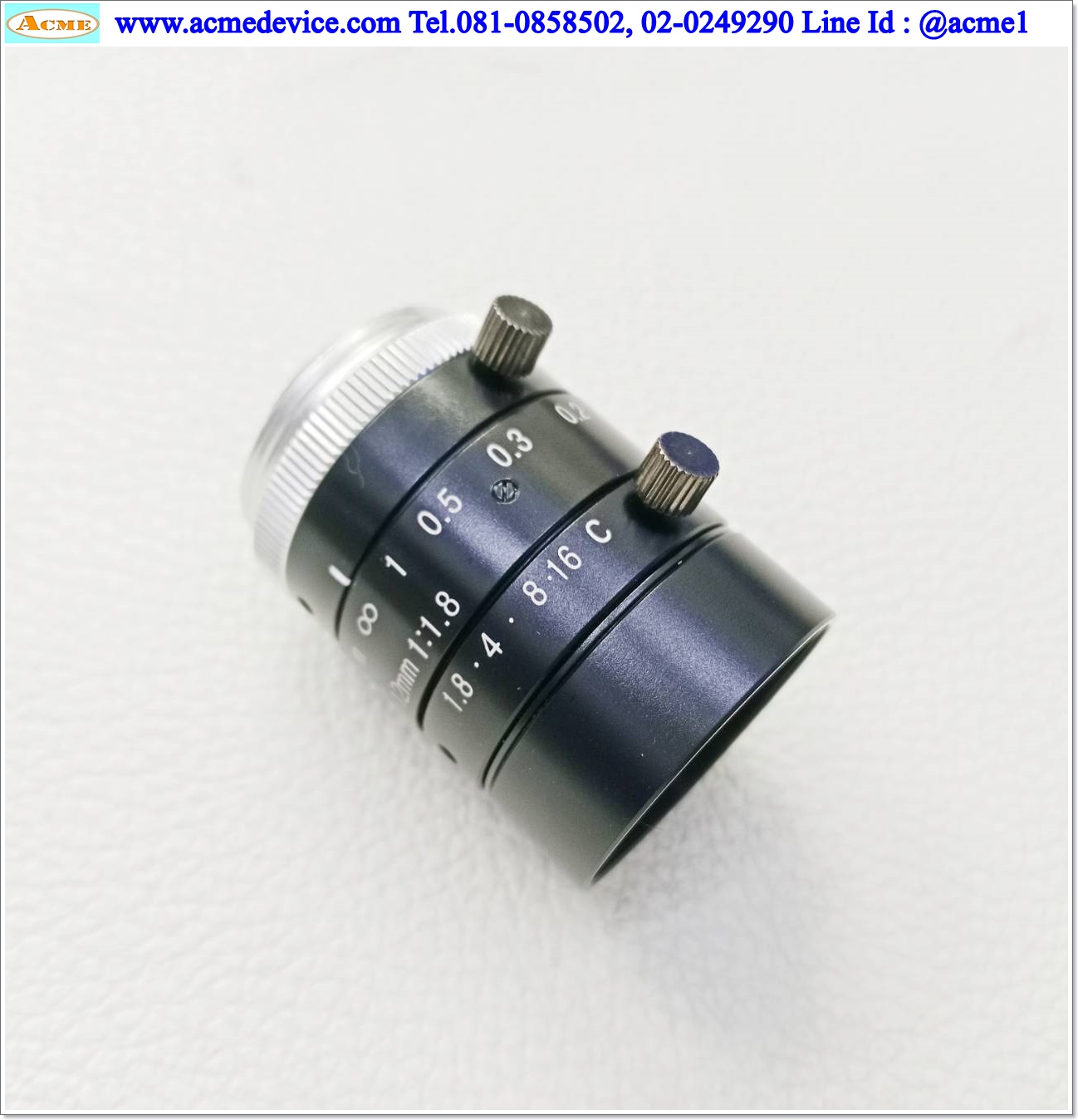Lens VS รุ่น VS-1218VM, 12 mm., F1.8, C-mount