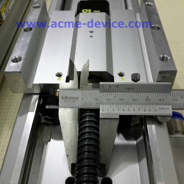 Slider IAI รุ่น ขนาด 135 x 830 mm.,Stoke 530 mm., Pith 5 mm.