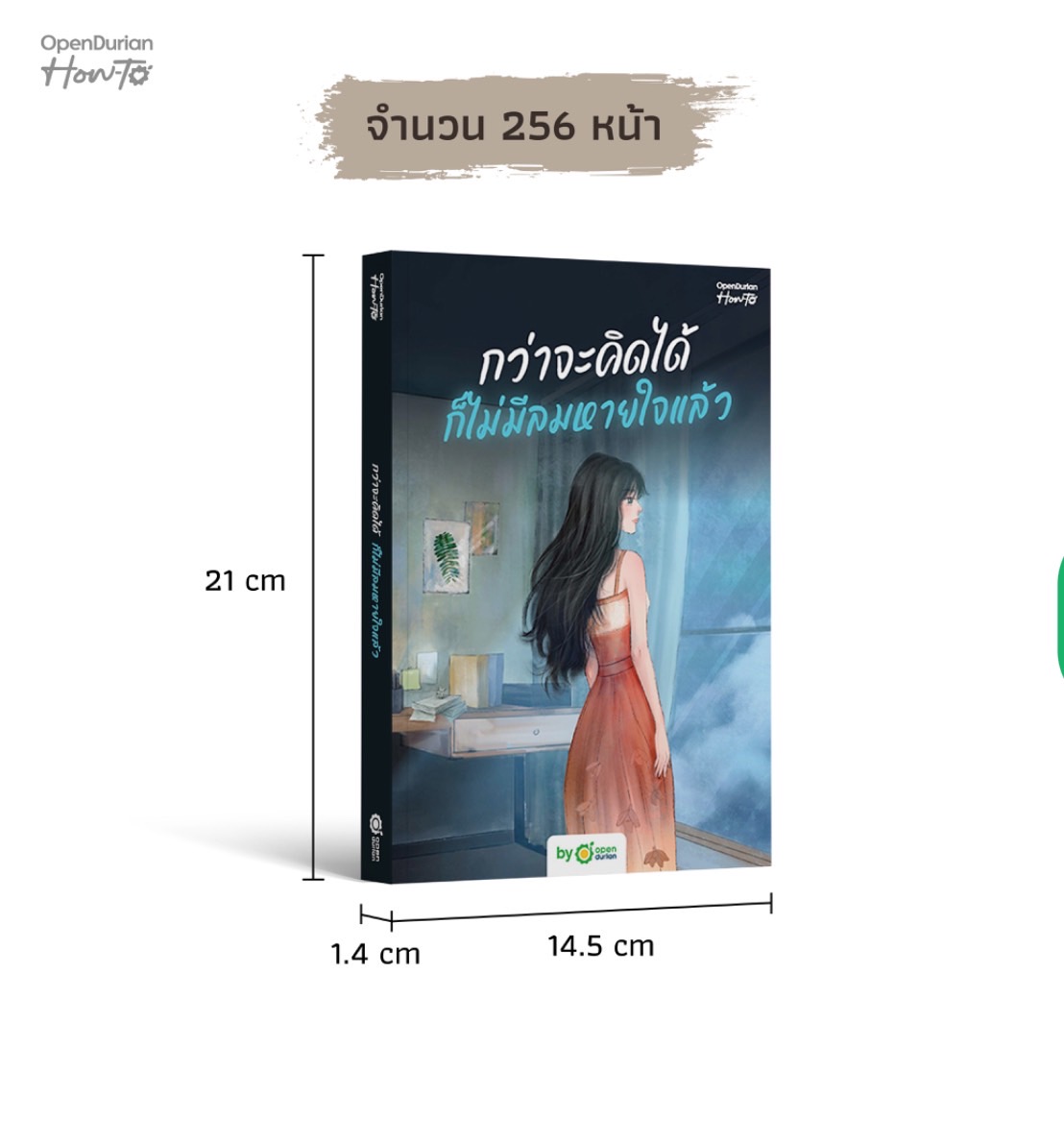 หนังสือเรื่อง กว่าจะคิดได้ ก็ไม่มีลมหายใจแล้ว:OpenDurian:สำนักพิมพ์ OpenDurian