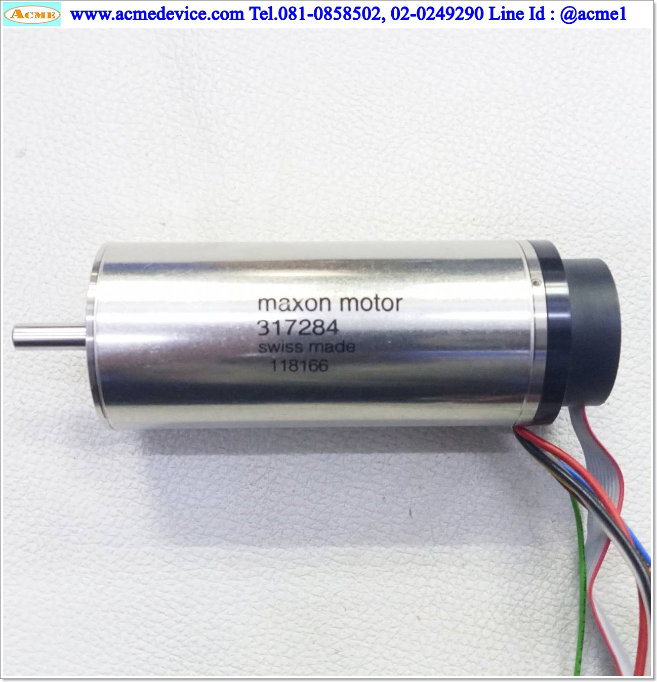 Brushless DC Motor Maxon รุ่น EC-max 40, 317284, (283873, 225787), 48V, 120 Watt & Encoder MR Type L, 1024P/R