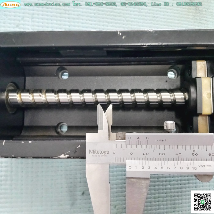 แกนสําเร็จรูป Ball Screw ??? รุ่น ???, ขนาด 86 mm x 315 mm, Stroke 135 mm, แกนโต 15 mm, Pit 10 mm, แกนเพลา 10 mm