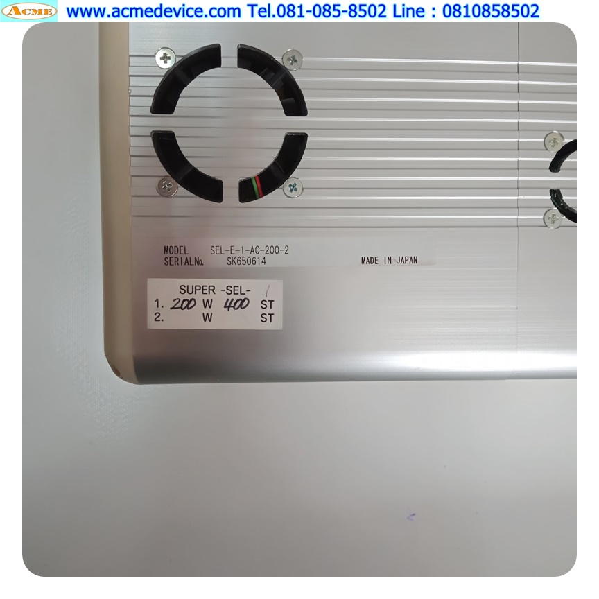 Slider IAI Drive รุ่น SEL-E-1-AC-200-2 & ISD-M-20-200-400-CR-EM-SCB35-SP, 200W, Stroke 400 mm. (สาย 2 m.)