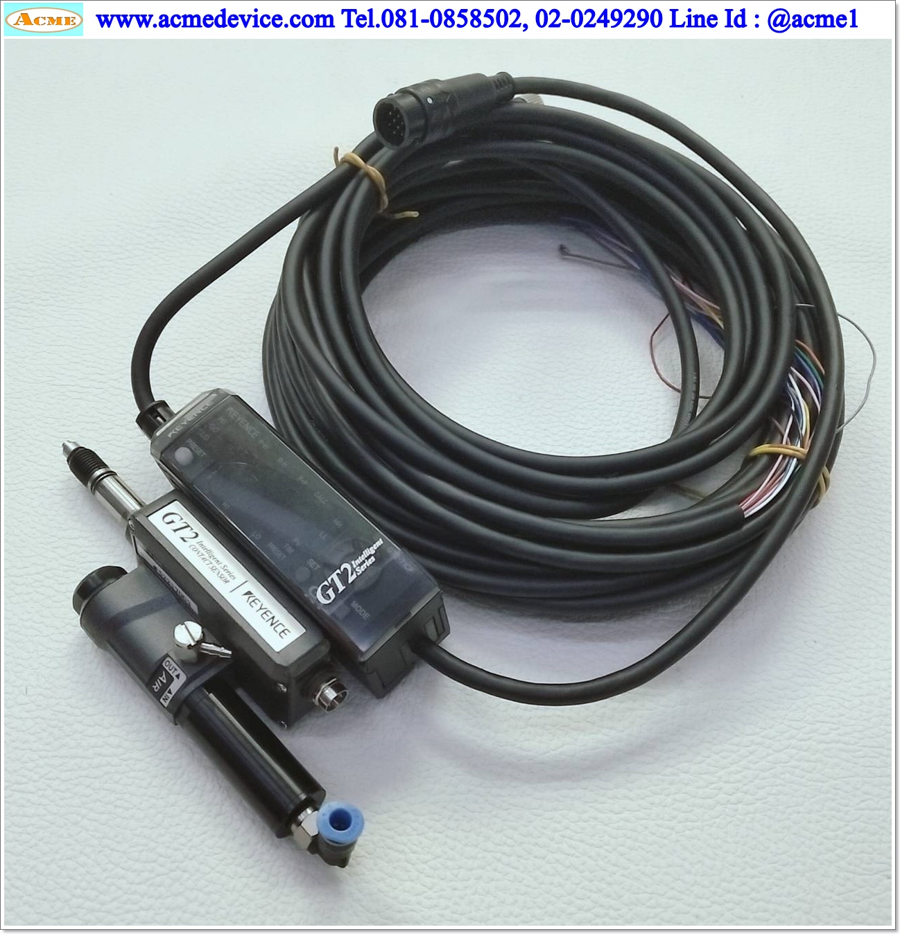 Contact Sensor Keyence รุ่น GT2-71CP, PNP & Sensor Head GT2-A12K, ระยะ 12 mm.