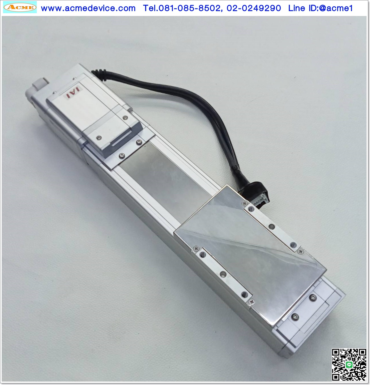 Slider IAI รุ่น RCS3PCR-SA8C-I-100-30-100-T2-R01-A1S-VL-WT, Stroke 100 mm