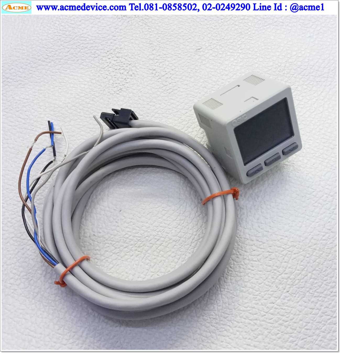 Vacuum/Pressure SMC รุ่น ZSE20AF-R, -101 to +100kPa, NPN