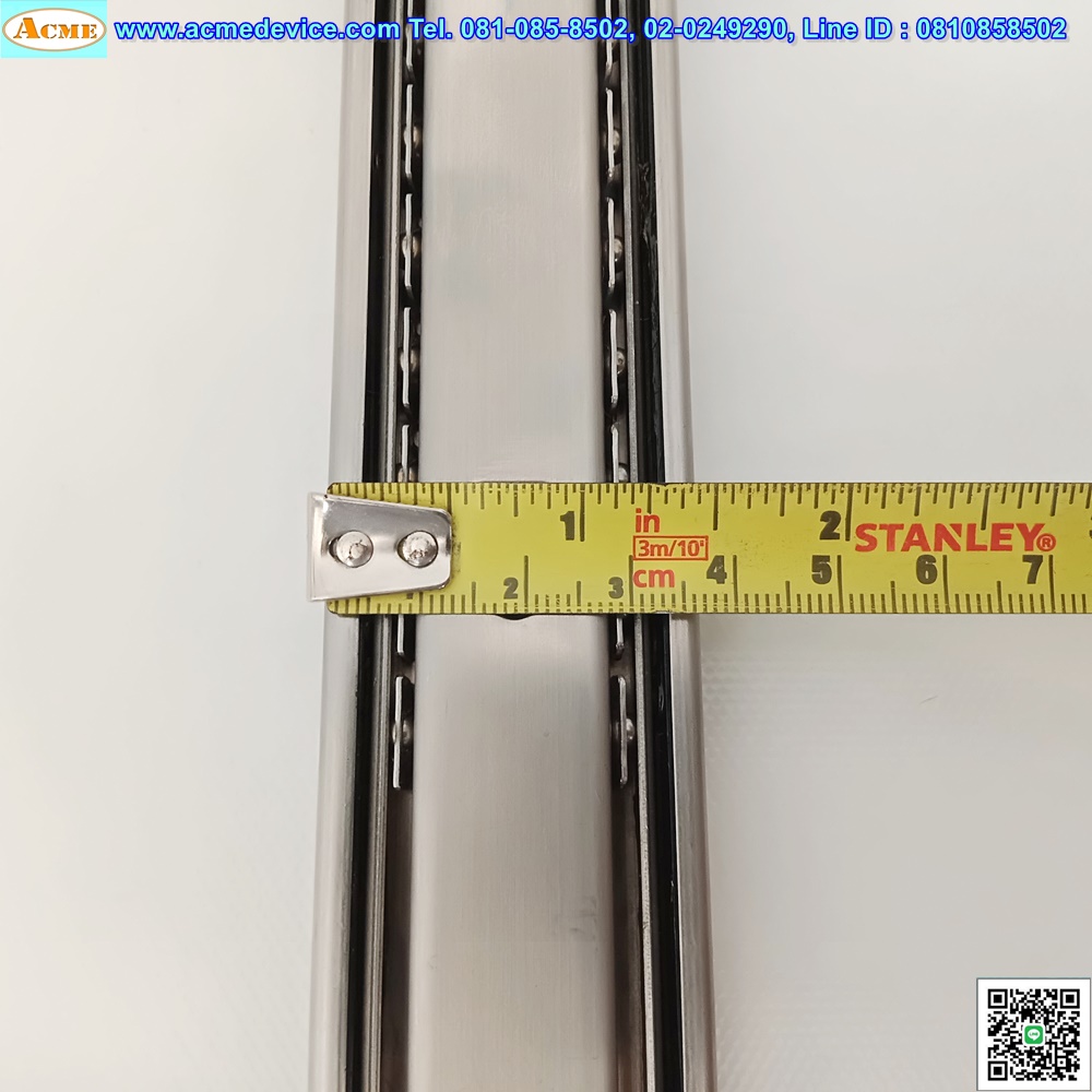 รางสไลด์, รางลิ้นชักลูกปืนขนาด 37 mm. x 350 mm., ระยะชัก 365 mm.