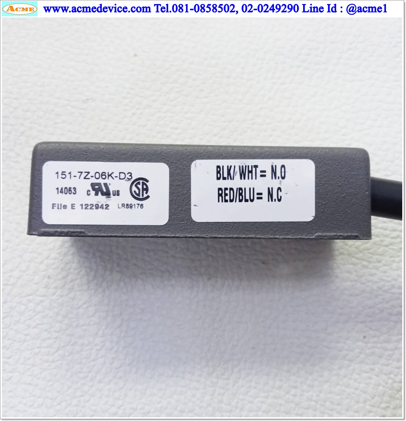 Safety Switch Sentrol Industrial รุ่น 151-7Z-06K-D3