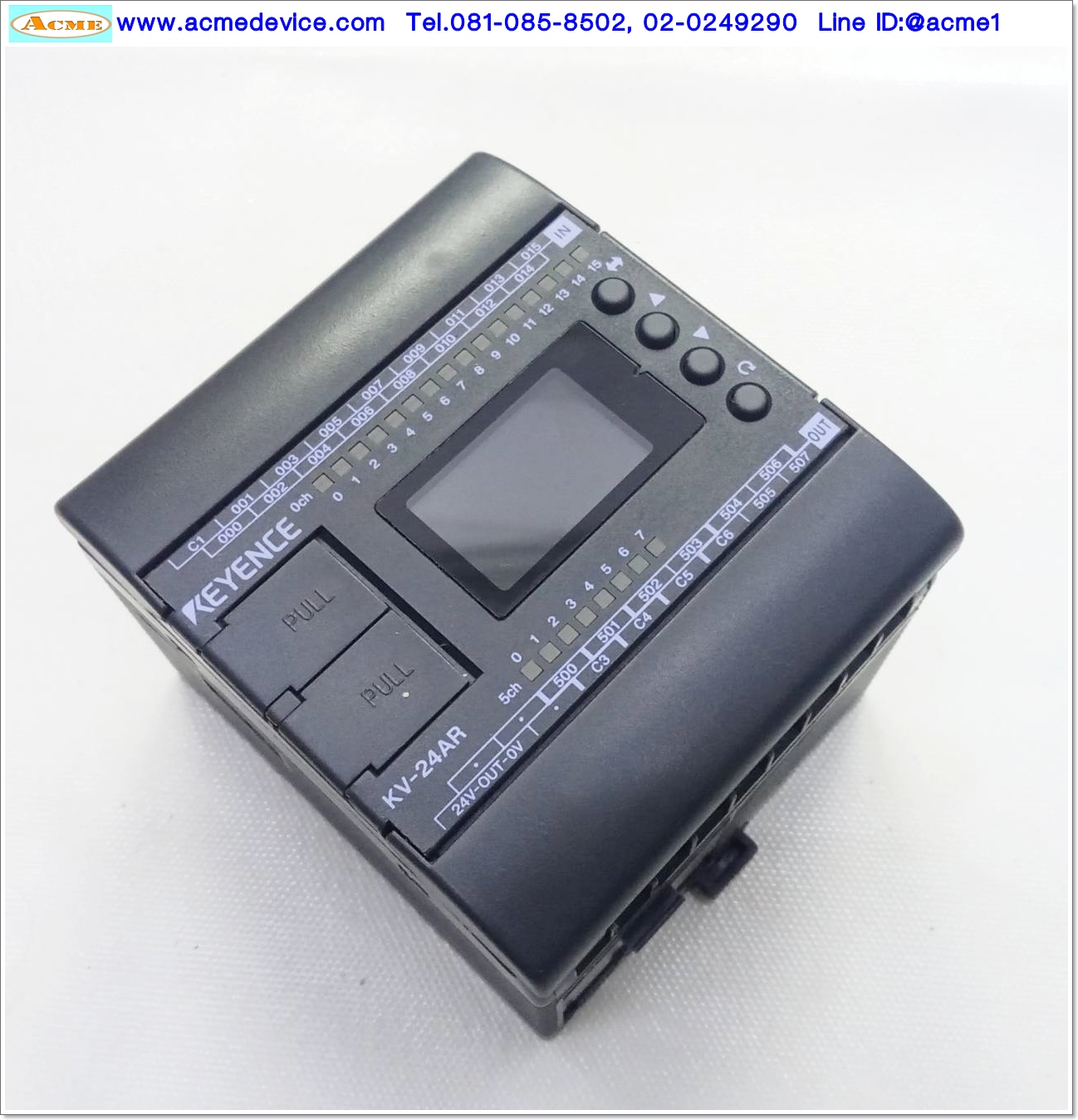 PLC Keyence รุ่น KV-24AR, Power Supply 100-240Vac