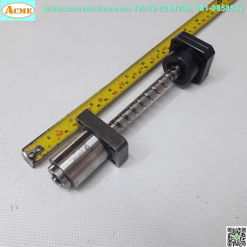 Ball Screw Misumi รุ่น 1210 C5, เพลาโต 12 mm, ยาว 200 mm, Stroke 95 mm, Pit 10 mm