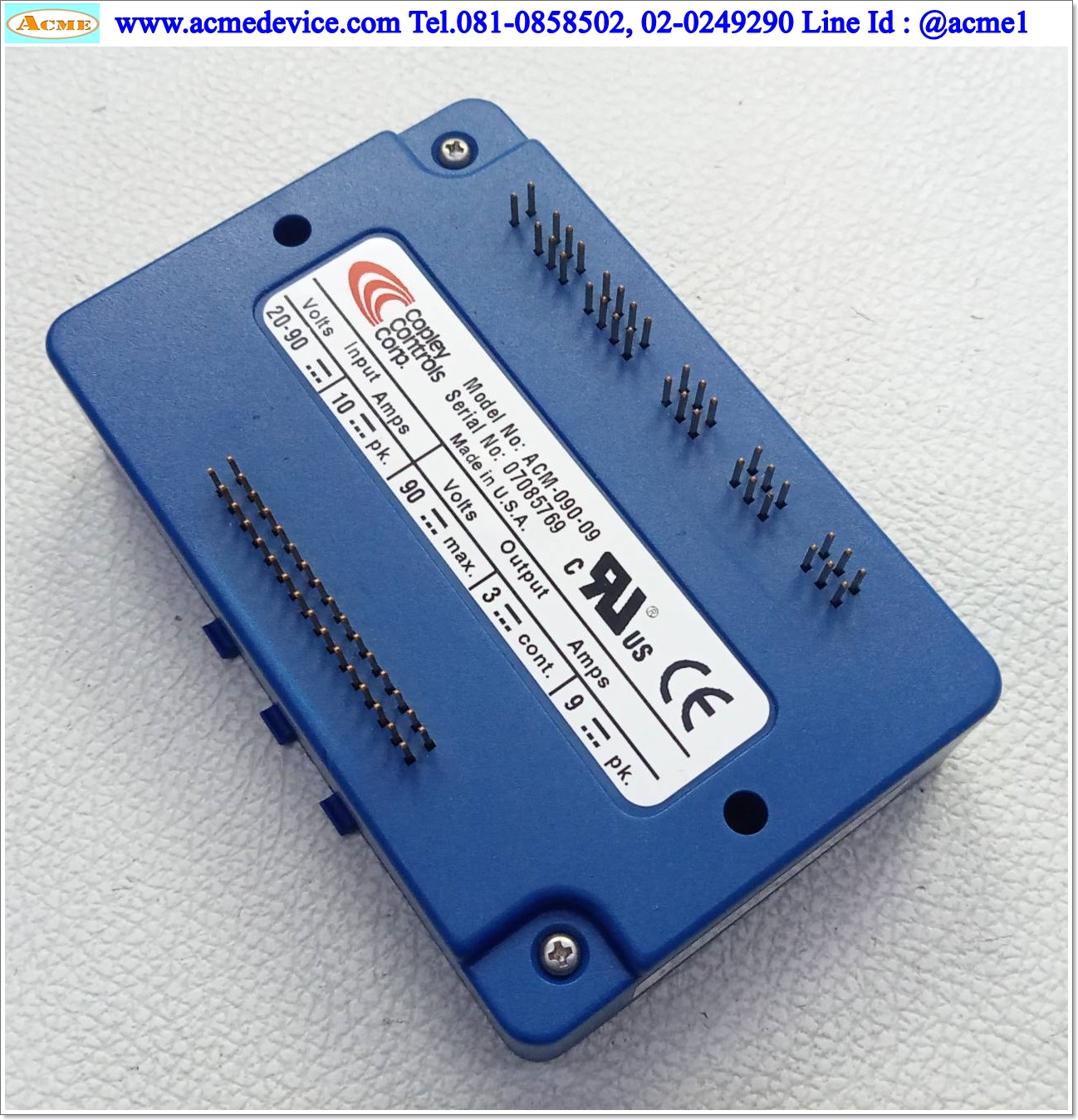 Servo Copley Controls รุ่น ACM-090-09, 90Vdc, 9A