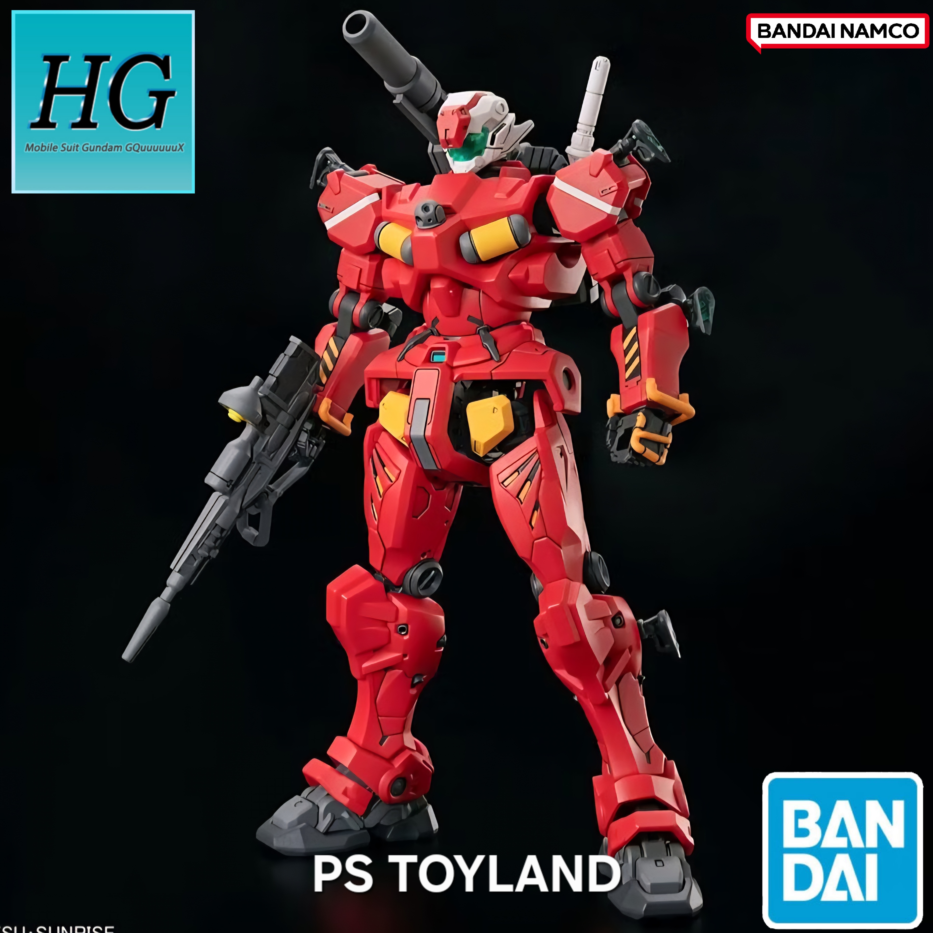 BANDAI HG LIGHT TYPE GUNCANNON โมเดล กันดั้ม กันพลา PS TOYLAND HGGQ