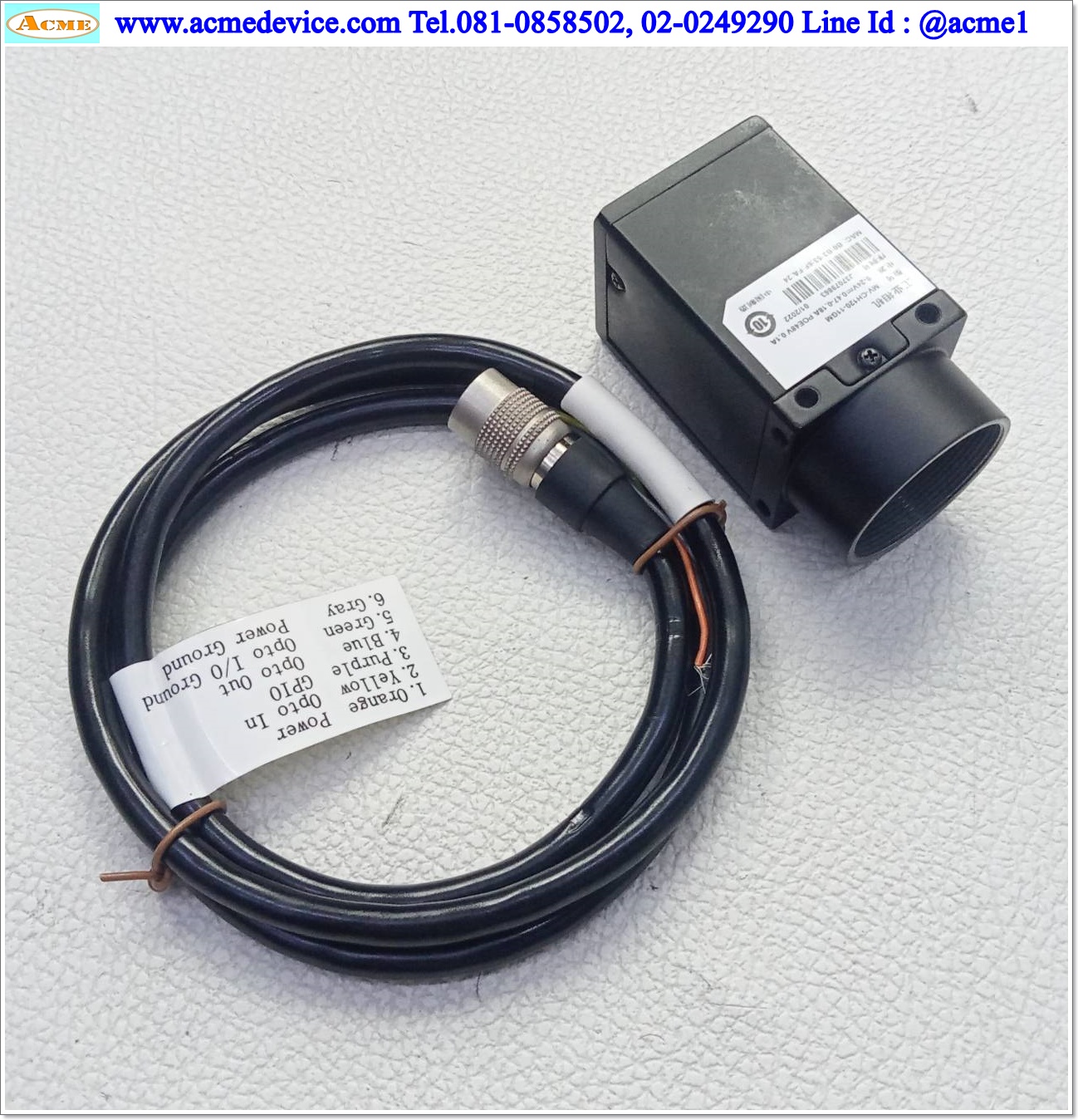 Camera HikRobot รุ่น MV-CH120-11GM, Resolution 4096 x 3000, Sensor Sony IMX304, Sensor size 1.1", Monochom, C-mount