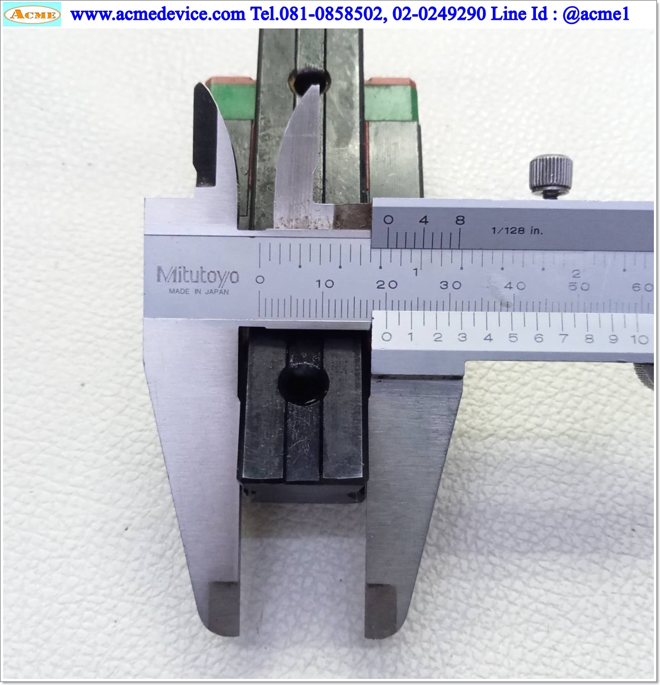 Linear Block and Rail Hiwin รุ่น EG20, รางสไลด์ขนาด 20 mm x 95 mm. (ดำ)