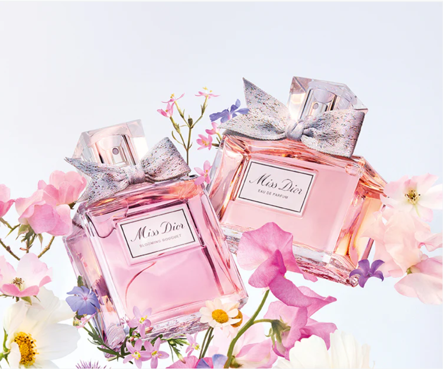 น้ำหอมมินิ ดิออร์ Miss Dior Blooming Bouquet Set EDT 100ml + 10ml โบว์ผ้า