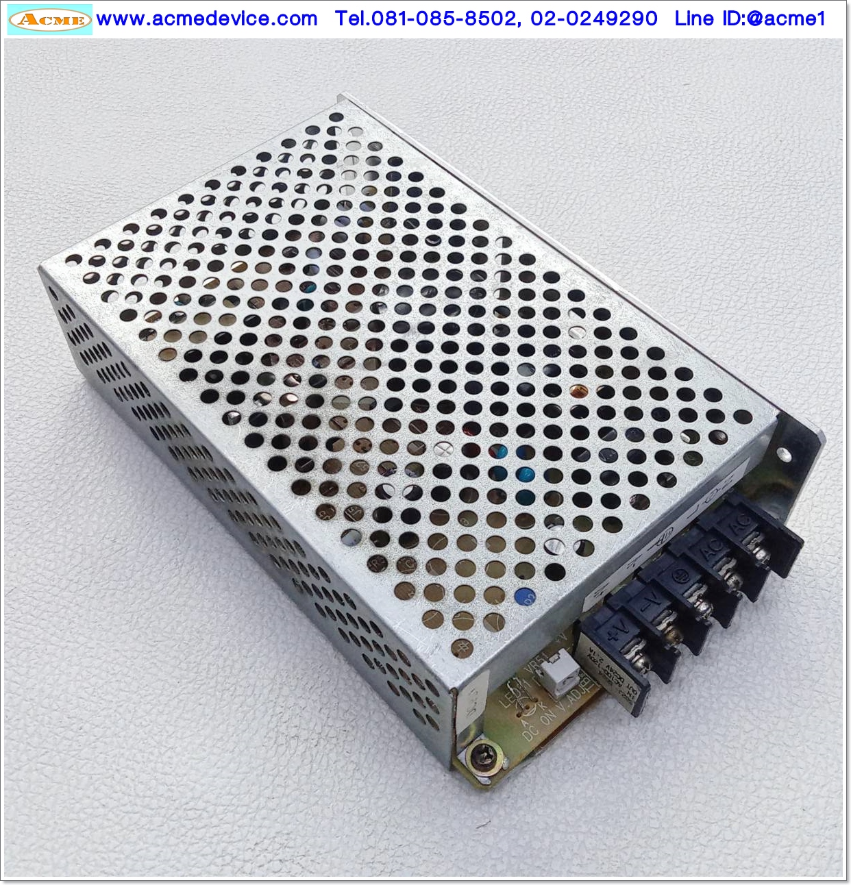 Power Supply Omron รุ่น S82J-5524, 24V, 2.1A, 50W, Power Input 100Vac