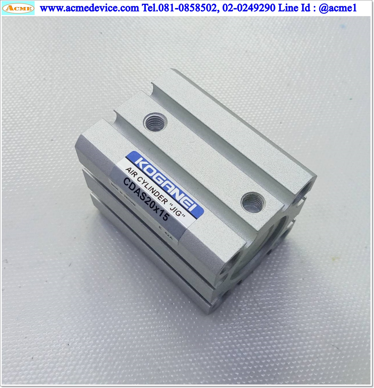 Air Cylinder KOGANEI รุ่น CDAS20x15, bore 20 mm., stroke 15 mm.