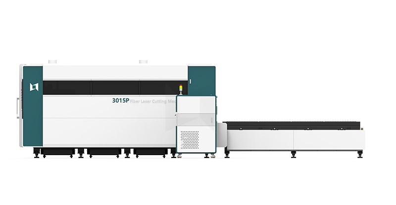 เครื่องตัดเลเซอร์ไฟเบอร์ออฟติกส์ซีเอ็นซีกำลังสูง 4000W HPFL 1530 4000W Fiber Optic CNC Laser cutting