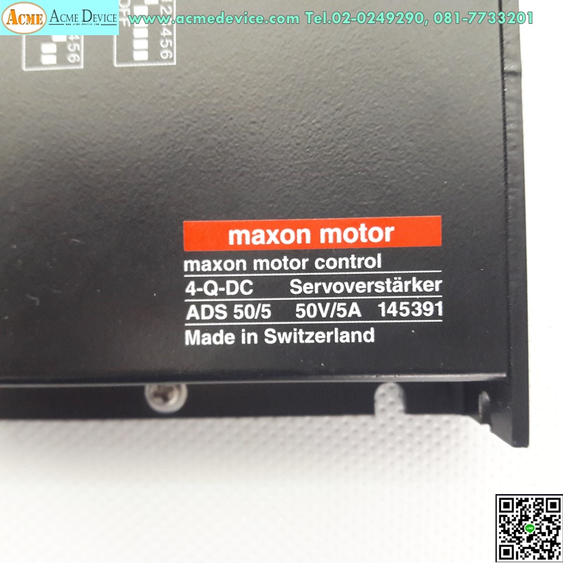 Brush DC Drive Maxon รุ่น 4-Q-DC, ADS 50/5, 50V/5A & Z488A Rotary Stage With Motor: UE404S, 24VDC, 2.7A