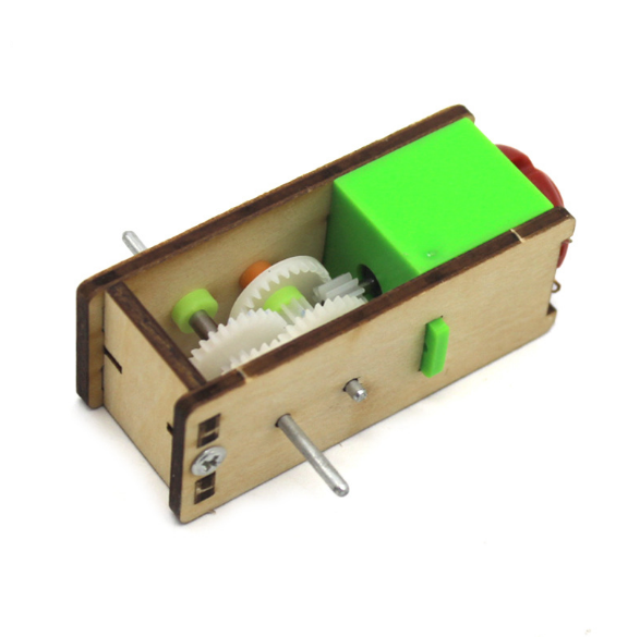 กล่องเกียร์ไม้พร้อมมอเตอร์ 130