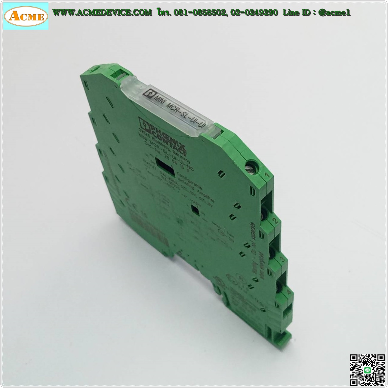 Relay Amplifier Phoenix Contact รุ่น MINI MCR-SL-UI-UI-NC