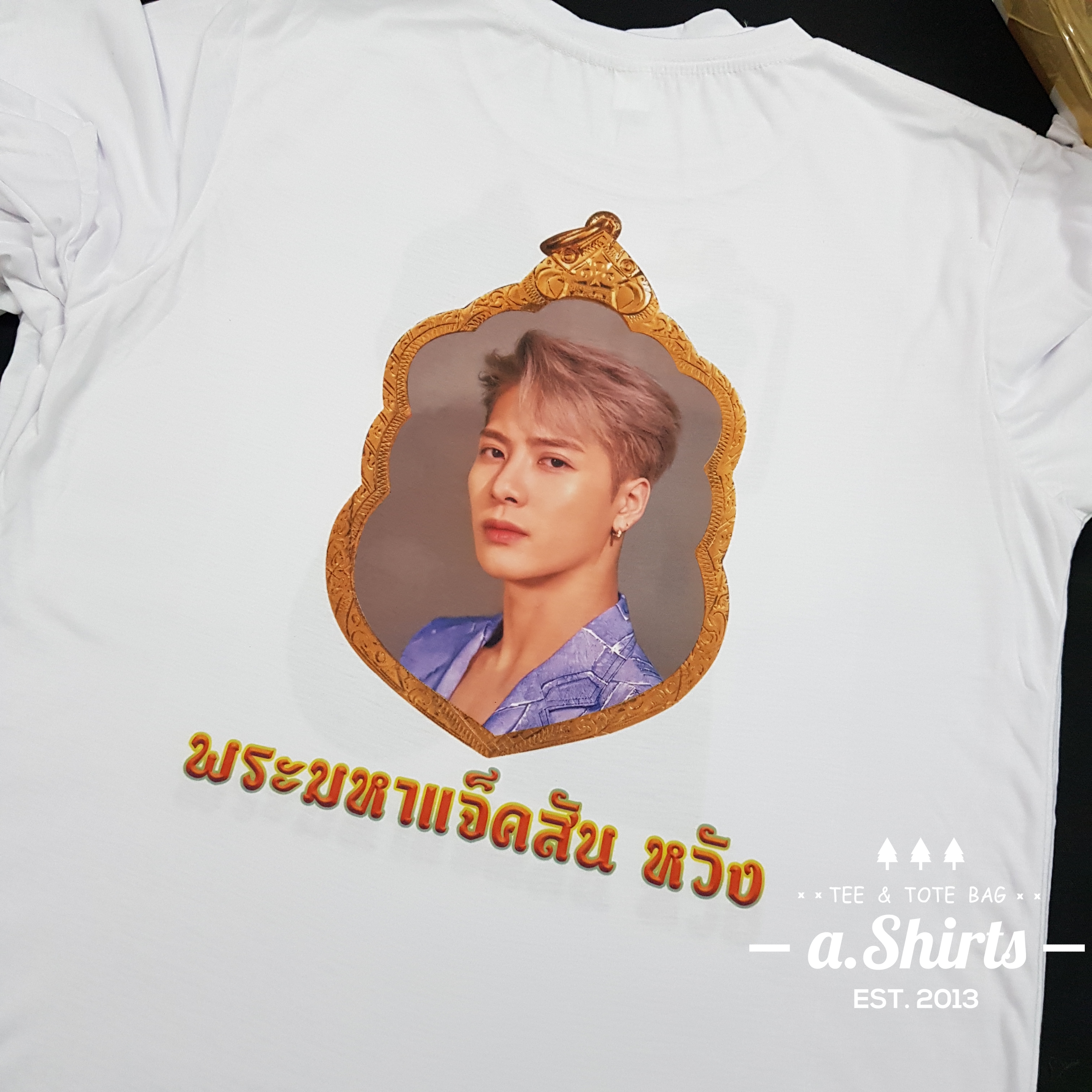 เสื้อยืดสั่งทำ ลายหน้าตัวเอง หน้าแฟน หน้าน้องหมา หน้าน้องแมว