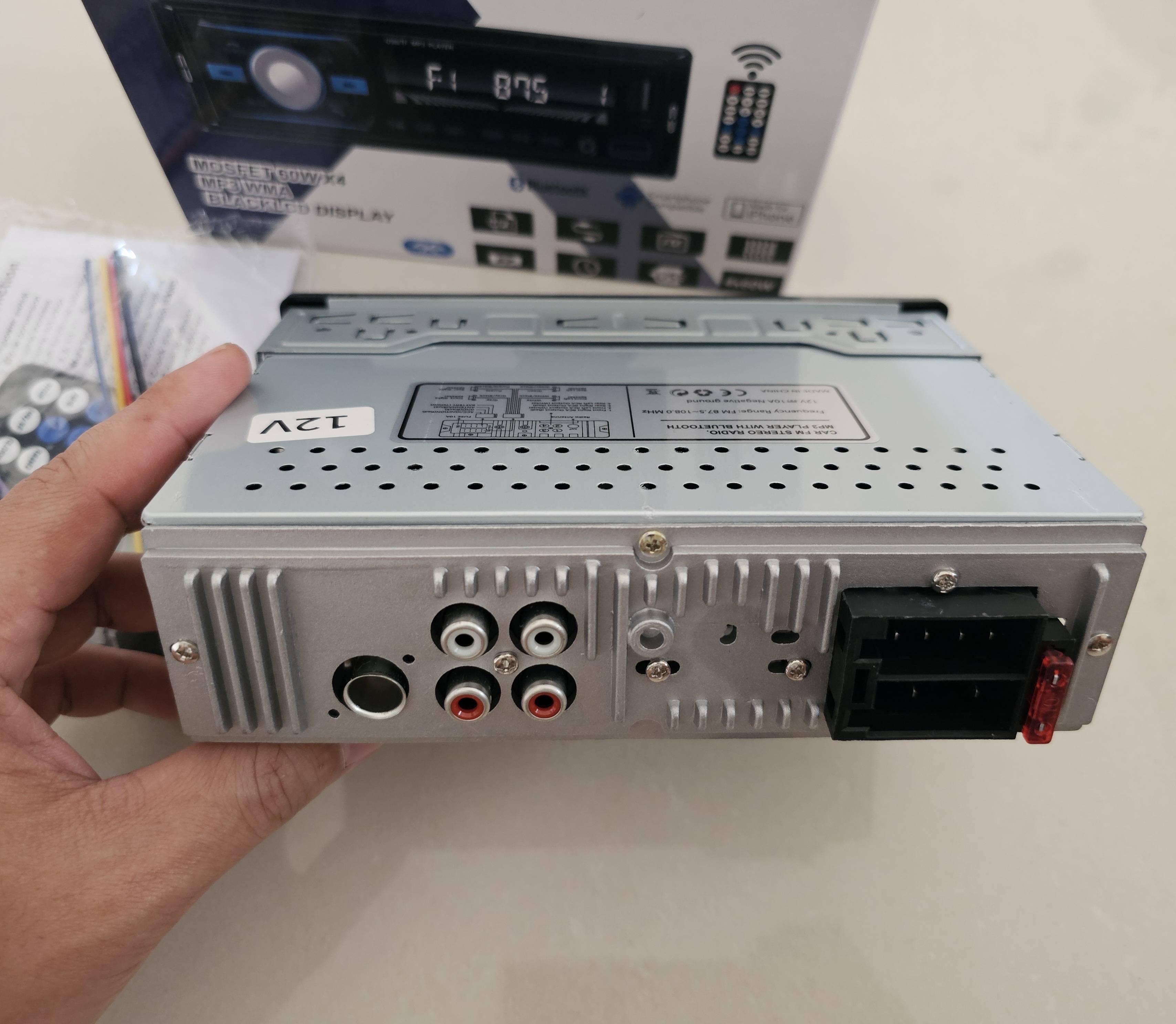 เครื่องเล่น 1DIN USB/Bluetooth/FM 60Wx4