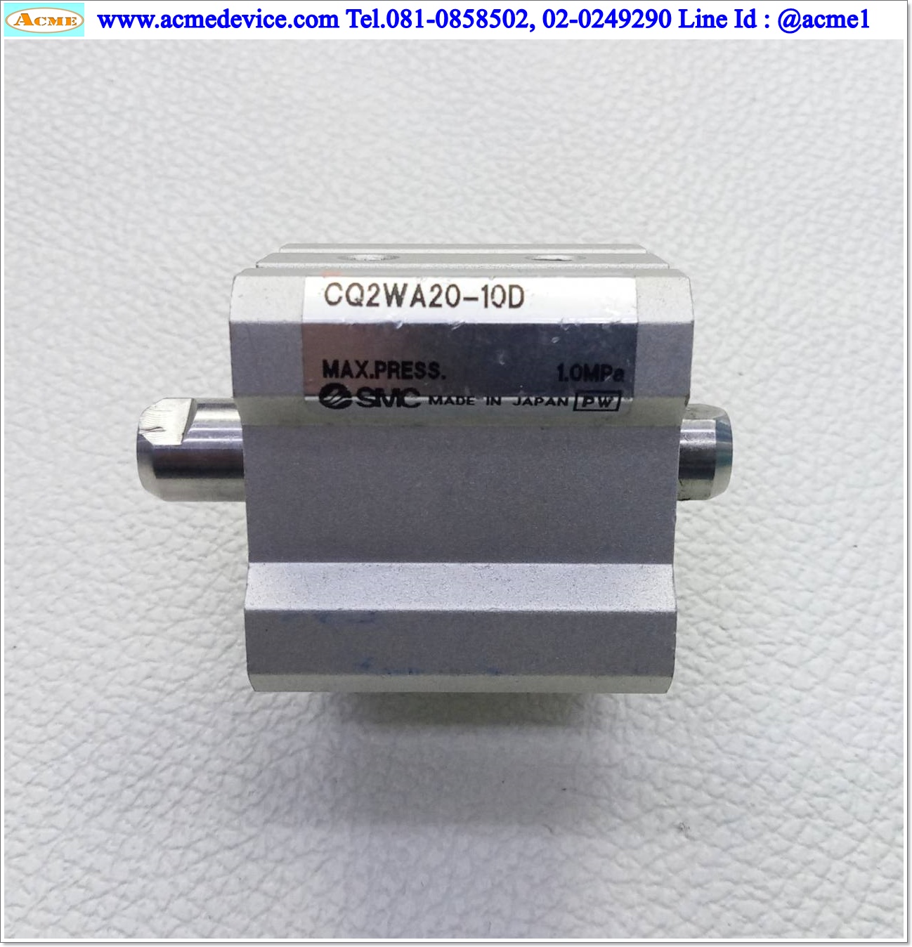 Air Cylinder SMC รุ่น CQ2WA20-10D, Bore 20 mm., stroke 10 mm.