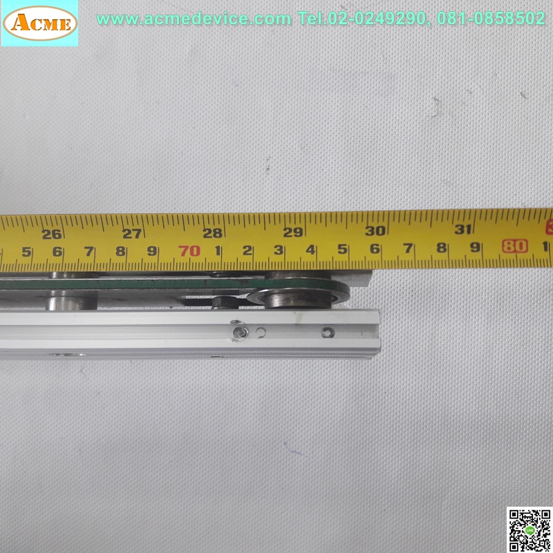 Conveyor & Motor Panasonic M61A6GD4L, 6W, 4P + Gear M6GA18B, ระยะ 760 mm. หน้ากว้าง 3 mm., 100Vac (คอนเวเยอร์)