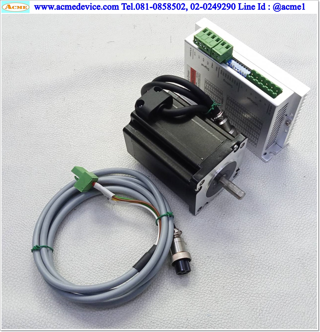 Stepping Driver Micro Step รุ่น MC2542i & Motor 30K-H269, 2 phase, 4.0A