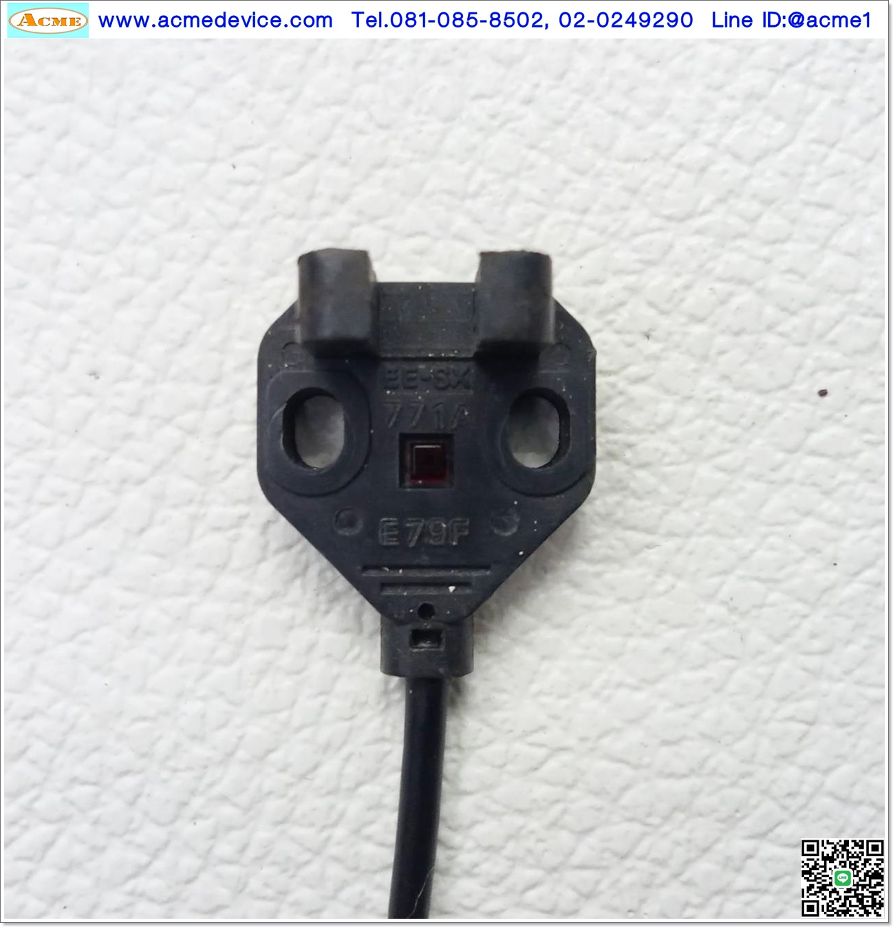 Photoelectric Omron รุ่น EE-SX771A, ระยะ 5mm, NPN, Dark-ON