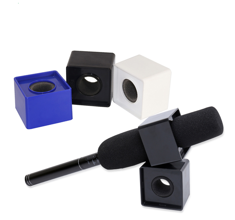 Microphone Logo Square เพลทติดโลโก้ แบบสี่เหลี่ยม ราคาถูก