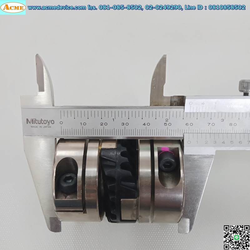 Coupling ขนาด ID 25/25mm, OD 50mm, L 60mm, Oldham Coupling