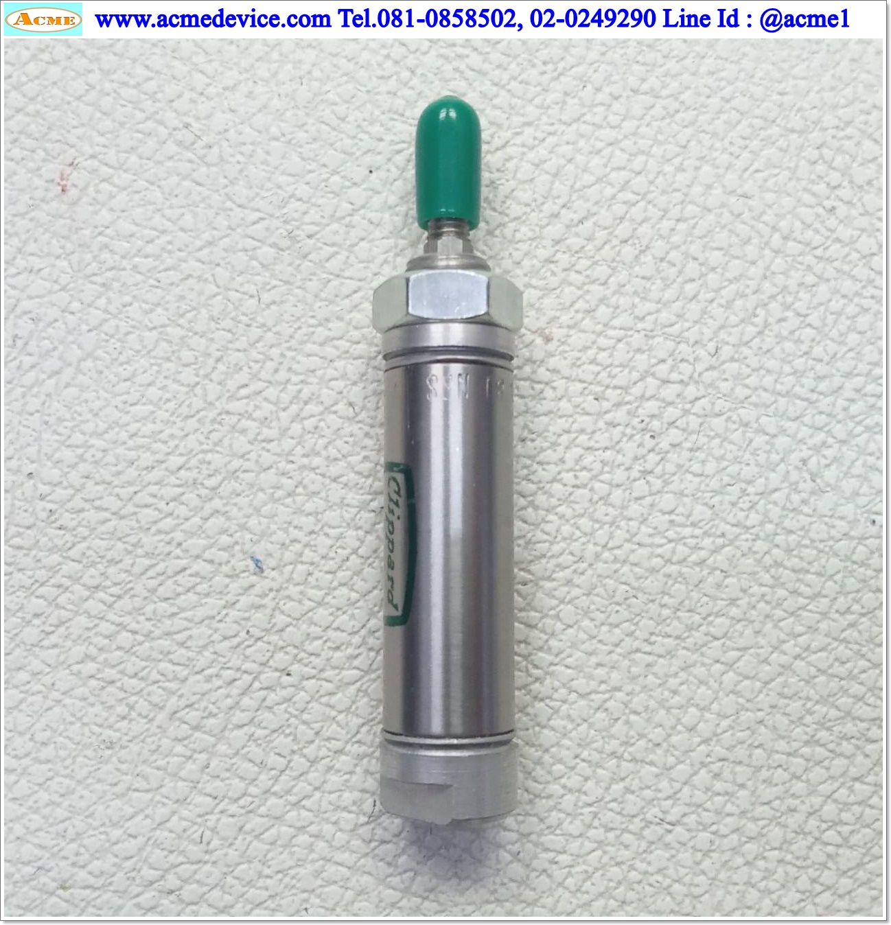 Air Cylinder Clippard Minimatic รุ่น SSN-08-1/2, Bore 1/2", Stroke 1/2"