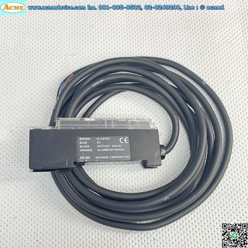 Proximity Amp Keyence รุ่น ES-M1, NPN (ไม่มีฝา)