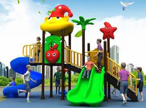 เครื่องเล่นสนามกลางแจ้ง ชุด หมวกน้อยแสนสนุก