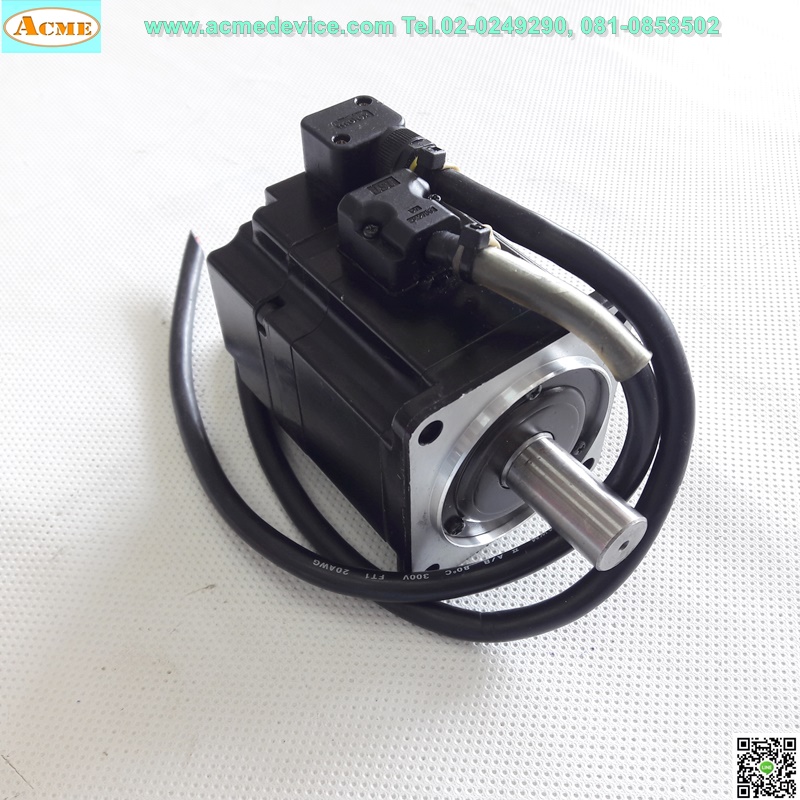Servo Motor Yaskawa รุ่น SGMAS-02ACA21, 200V, 200W