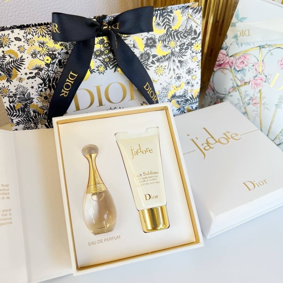 น้ำหอมมินิ ดิออร์ Dior Jadore EDP 5ml + Body Milk 20ml