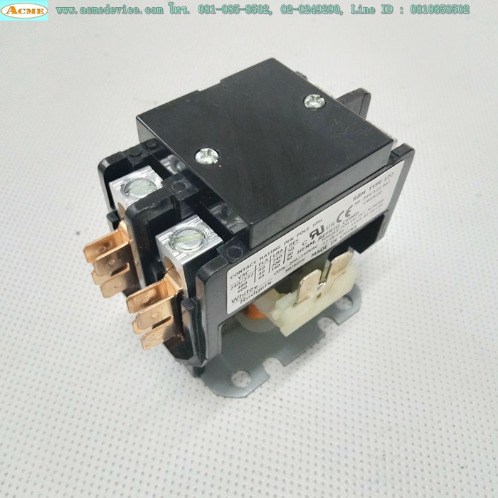 Magnetic Contactor RBM รุ่น Type 122, Current Rating 30-40A, 2Poles, Coil 220Vac