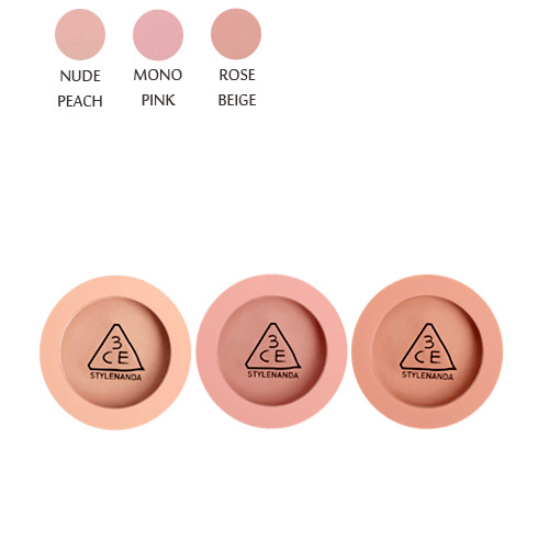 บลัชออน 3CE Mood Recipe Face Blush on สีMono Pink